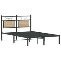 Bedframe zonder matras hout sonoma eikenkleurig 120x200 cm - thumbnail