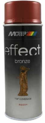 MOTIP Deco Effect Colourspray | Brons | 400ml - 303001 MOTIP Deco Effect Colourspray | Brons | 400ml - 303001
