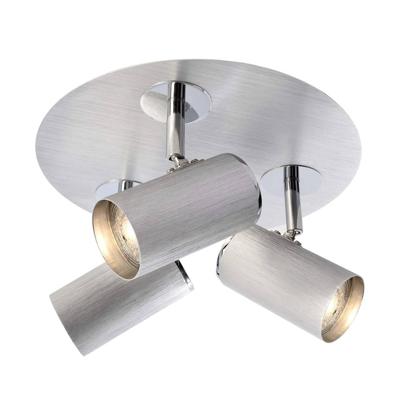 Deko Light Indi III Plafondopbouwarmatuur GU10 50 W Zilver Deko Light Indi III Plafondopbouwarmatuur GU10 50 W Zilver