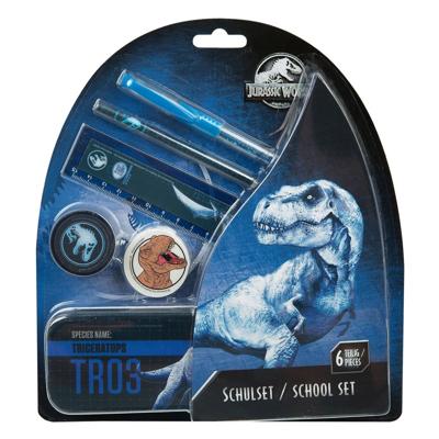 Undercover Jurassic world schoolset, 6dlg.