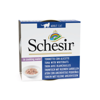 Schesir Complete Nutrition Tonijn met Ansjovis in Bouillon natvoer kat 85 gram - thumbnail