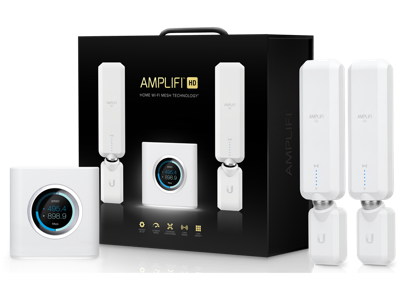 Ubiquiti AmpliFi Home Wi-Fi System AFi-HD - draadloze router - 4-poorts schakelaar - GigE - 802.11abgnac - Dual Band (AFI-HD)