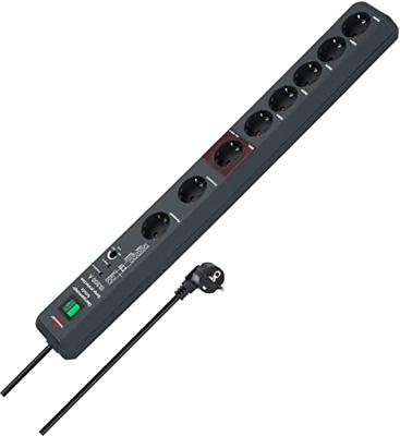 Brennenstuhl Secure-Tec overspanningsbeveiliging 19.500 A 8-voudig antraciet 3m H05VV-F 3G1,5 Master-Slave - 1159490936 - thumbnail