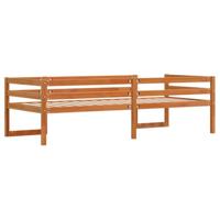 Kinderbedframe massief grenenhout wasbruin 90x200 cm - thumbnail