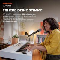 Roland GO:KEYS 5 GT keyboard grijs - thumbnail