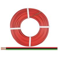 Donau Elektronik 325-014-50 Draad 3 x 0.25 mm² Rood, Zwart, Groen 50 m - thumbnail