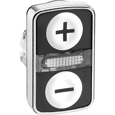 Schneider Electric ZB4BW7A1715 ZB4BW7A1715 Terugstelbaar (Ø) 22 mm -/+ Chroom 1 stuk(s)