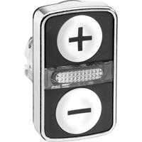 Schneider Electric ZB4BW7A1715 ZB4BW7A1715 Terugstelbaar (Ø) 22 mm -/+ Chroom 1 stuk(s) - thumbnail