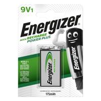Energizer Power Plus 6LR61 Oplaadbare 9V batterij (blok) NiMH 8.4 V 175 mAh 1 stuk(s) - thumbnail