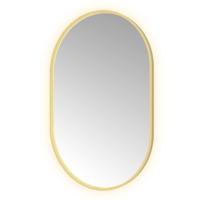 Hotbath &More Mirrors Oval LED Badkamerspiegel - Ovaal - 120 x 80 cm - Geborsteld Messing Pvd - thumbnail