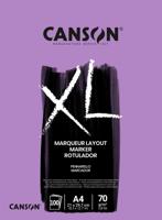 Markerpapier canson xl marker 70gr a4 extra wit - thumbnail