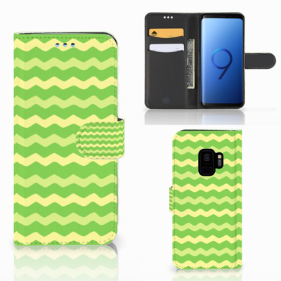 Samsung Galaxy S9 | Telefoon Hoesje | Waves Green Samsung Galaxy S9 | Telefoon Hoesje | Waves Green