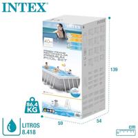 Zwembad Verwijderbaar Intex 8.418 l Rechthoekig 400 x 200 x 122 cm - thumbnail