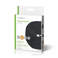 Nedis Klittenband | Klittenband Kabelbinder | 9100 mm | 1 stuks - ERGOVELC91BK ERGOVELC91BK - thumbnail