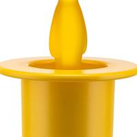 Alessi Magic Bunny Tandenstokerhouder kunststof geel - thumbnail