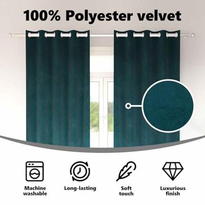 VidaXL Verduisterende gordijnen 2 pcs donkergroen 140 x 245 cm fluweel VidaXL Verduisterende gordijnen 2 pcs donkergroen 140 x 245 cm fluweel