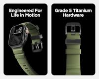 Nomad Rocky Point horlogeband / zwarte hardware 45/46/49mm - Forest - thumbnail