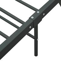 Bedframe metaal grijs 90x200 cm - thumbnail