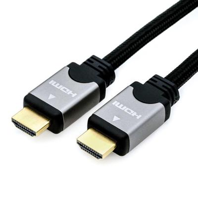 ROLINE HDMI HighSpeed kabel met Ethernet, M/M, zwart / zilver, 7,5 m