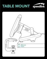 SpeedLink Wheel stand Zwart - thumbnail