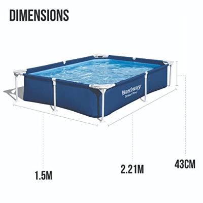 Bestway zwembad steel pro rechthoek, 221cm - thumbnail