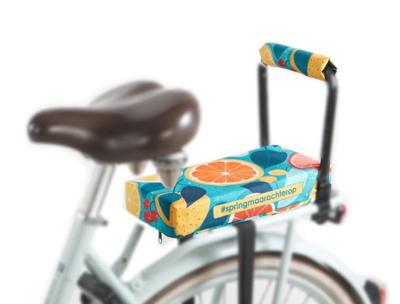 Newlooxs Nietverkeerd zitkussen voor bagagedrager fruit coctail