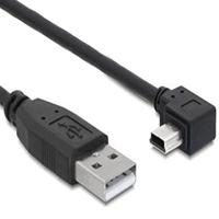 Delock USB-kabel USB 2.0 USB-A stekker, USB-mini-B stekker 2.00 m Zwart 82682 - thumbnail