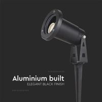 V-TAC VT-1119 Buitenshuis - Tuinspikes Beslag - IP65 Waterdicht - Zwart - thumbnail