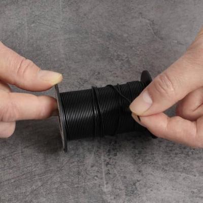 Quadrios 23CW021 Enkele ader 0.14 mm² Zwart 50 m