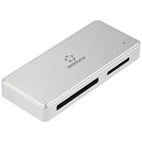 Renkforce RF-PCR-400 Externe geheugenkaartlezer / hub USB-C 3.2 Gen 1, USB-A Zilver - thumbnail