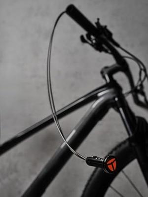 Lenklock cijfer-kabelslot "". steering lock pay cable l for mounting in the handl