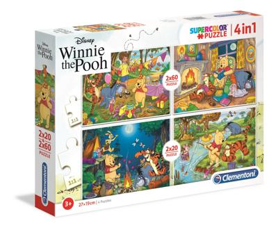 Clementoni Legpuzzel Disney Winnie The Pooh 4 Puzzels 20-180 Stukjes