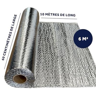 Alkreflex ONE energiebesparende reflectiefolie - radiator/dak/gevel - 0.6x10 m