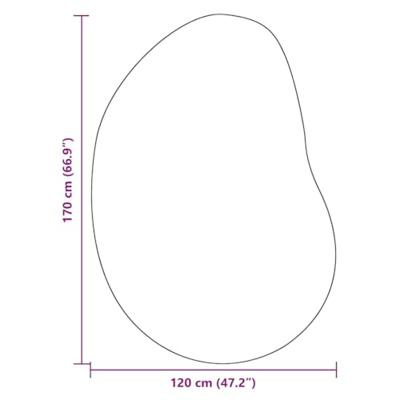 Tapijt Antraciet 120 x 170 cm Polyester