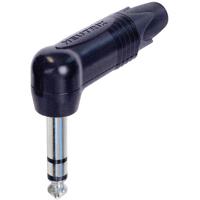 Neutrik NP3RX-BAG Stereo jack kabeldeel haaks zwart - thumbnail