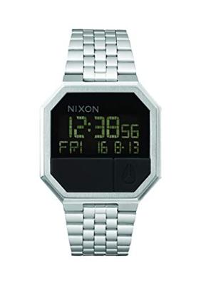 Nixon A158000-00 Zwart Zilverkleurig Heren horloge - thumbnail