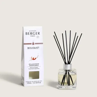 Lampe Berger Parfumverspreider met sticks Cube 125ml Pétillance Exquise