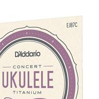 D&apos;Addario EJ87C Pro Arte Titanium snarenset voor concert ukelele - thumbnail