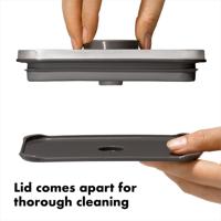 OXO Good Grips Voorraadpot POP Steel - Vierkant - 1 Liter - thumbnail