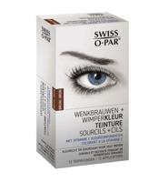Swiss o-Par Wenkbrauw en wimperkleur bruin (1 Set) - thumbnail