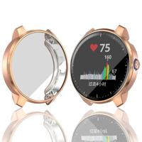 Voor Garmin VivoActive 3 Music version TPU beschermhoes (rosé goud) - thumbnail