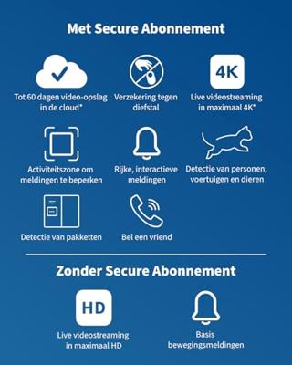 Arlo Essential 3 HD, WiFi-buitencamera, batterijduur 6 maanden, nachtzicht in kleur, licht, sirene, tweerichtingsaudio, 3 witte camera's