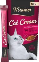 MIAMOR Cat Cream Beef - Kattensnoepje - 6x15g - thumbnail