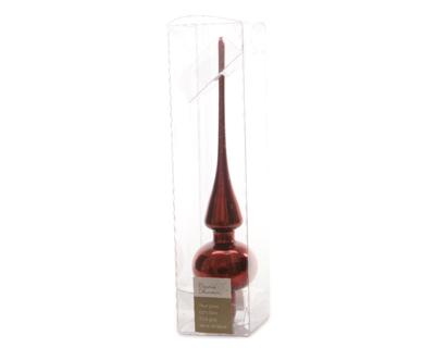 Decoris piek glas Ossenbloed glans 6x26cm