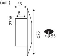 Paulmann Special Line 93740 Buitenlamp (inbouw) LED 1.4 W Opaal - thumbnail