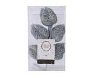 Spray plc l2b16h36 cm zilver 10st kerst Decoris - Decoris - thumbnail