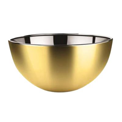 Schaal RVS Ø13cm goudkleurig