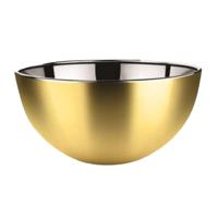 Schaal RVS Ø13cm goudkleurig - thumbnail