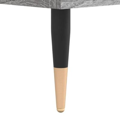 Platenkast 84,5x38x89 cm bewerkt hout grijs sonoma eikenkleurig Platenkast 84,5x38x89 cm bewerkt hout grijs sonoma eikenkleurig