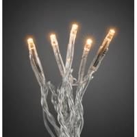 Micro LED lichtsnoer transparant met 100 extra warm witte lampen - thumbnail